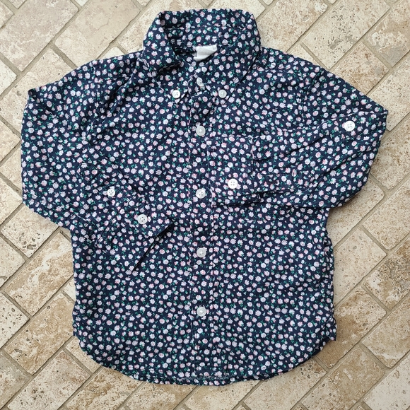 GAP Other - 🌸 Baby Gap Floral Linen Top